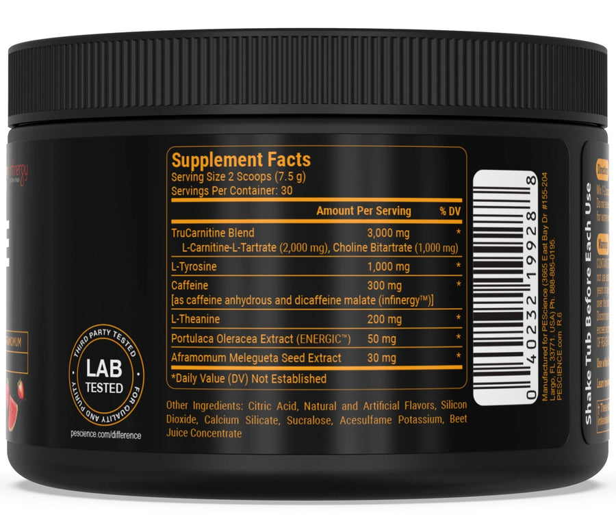 Información nutrimental de Alphamine