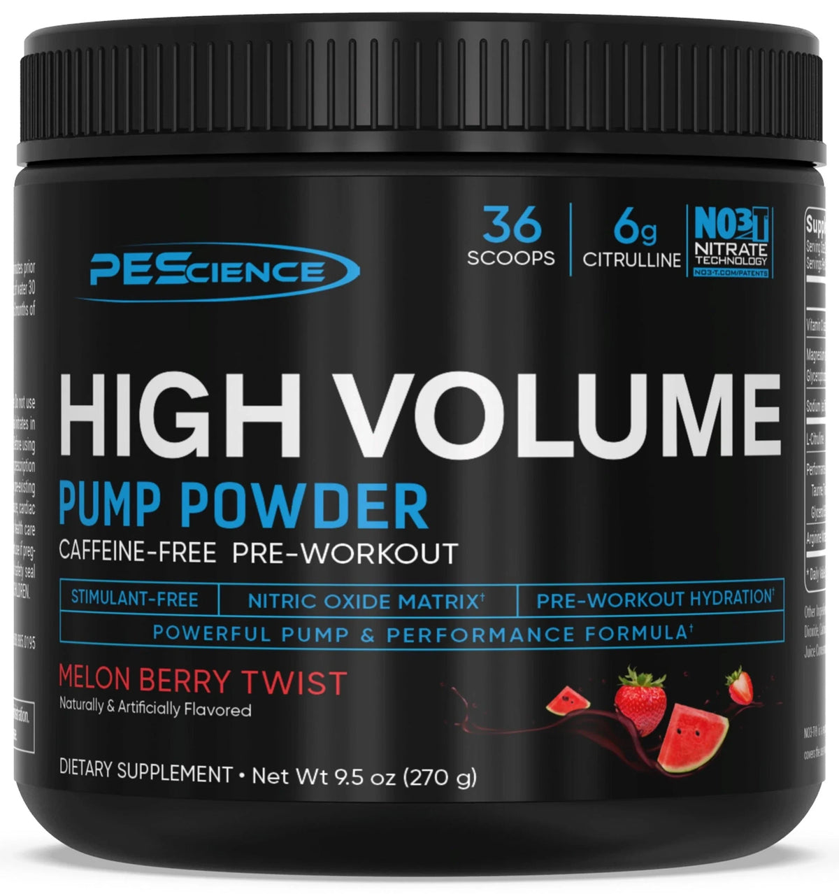 PEScience High Volume Pump Powder Melon Berry Twist
