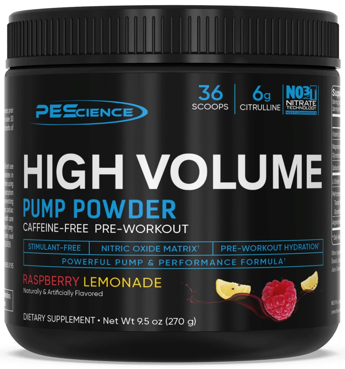 PEScience High Volume Pump Powder Raspberry Lemonade