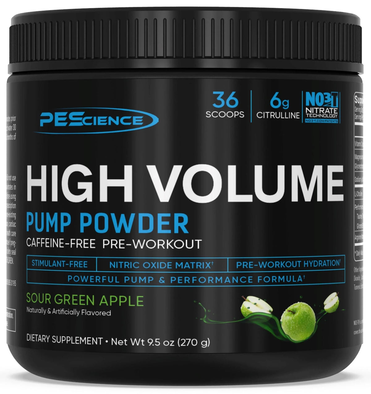 PEScience High Volume Pump Powder Sour Green Apple