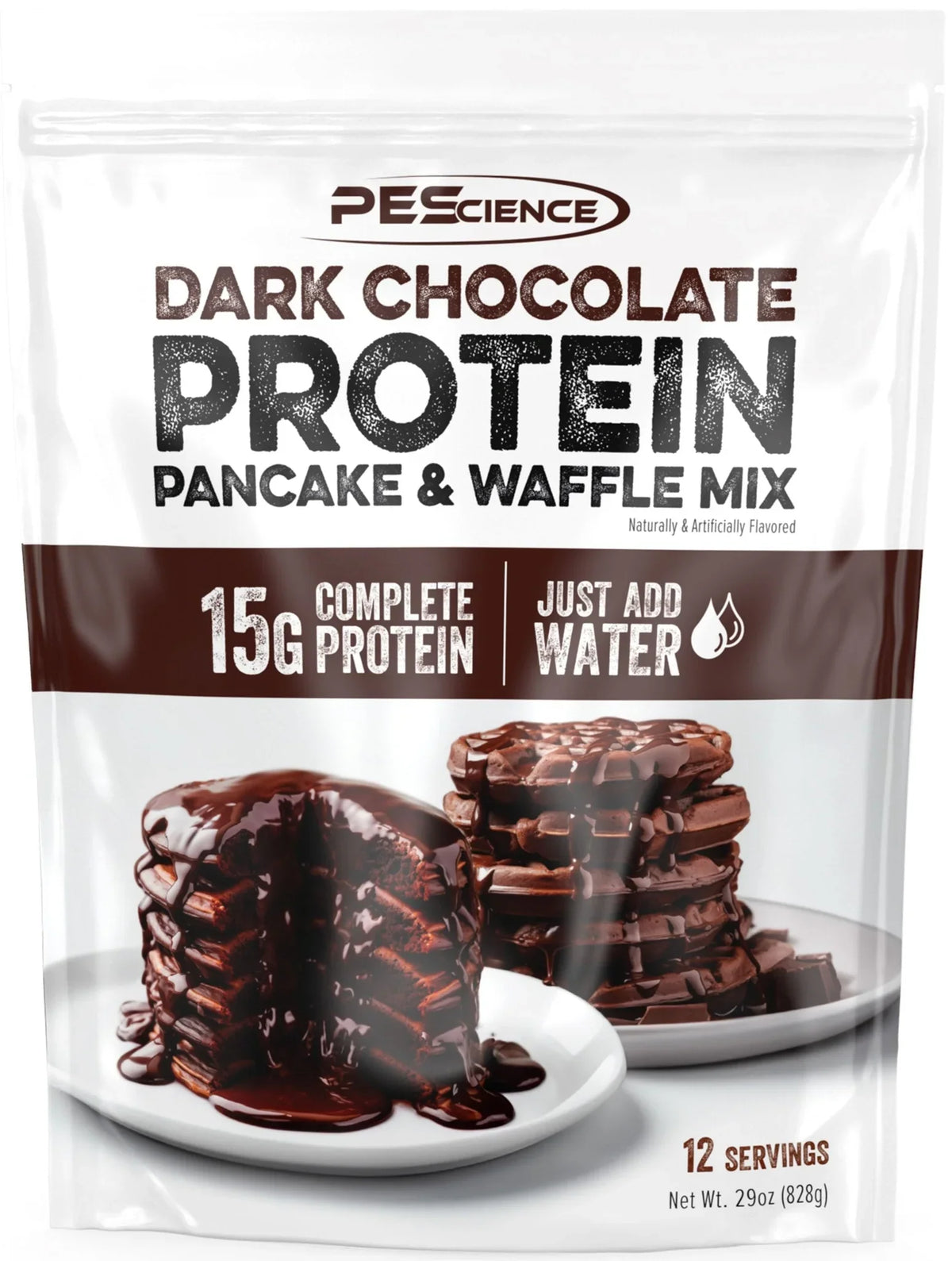 PEScience Pancake Waffle Mix 12 servicios Dark Chocolate
