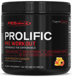 PEScience Prolific Pre Workout Sour Peach Candy