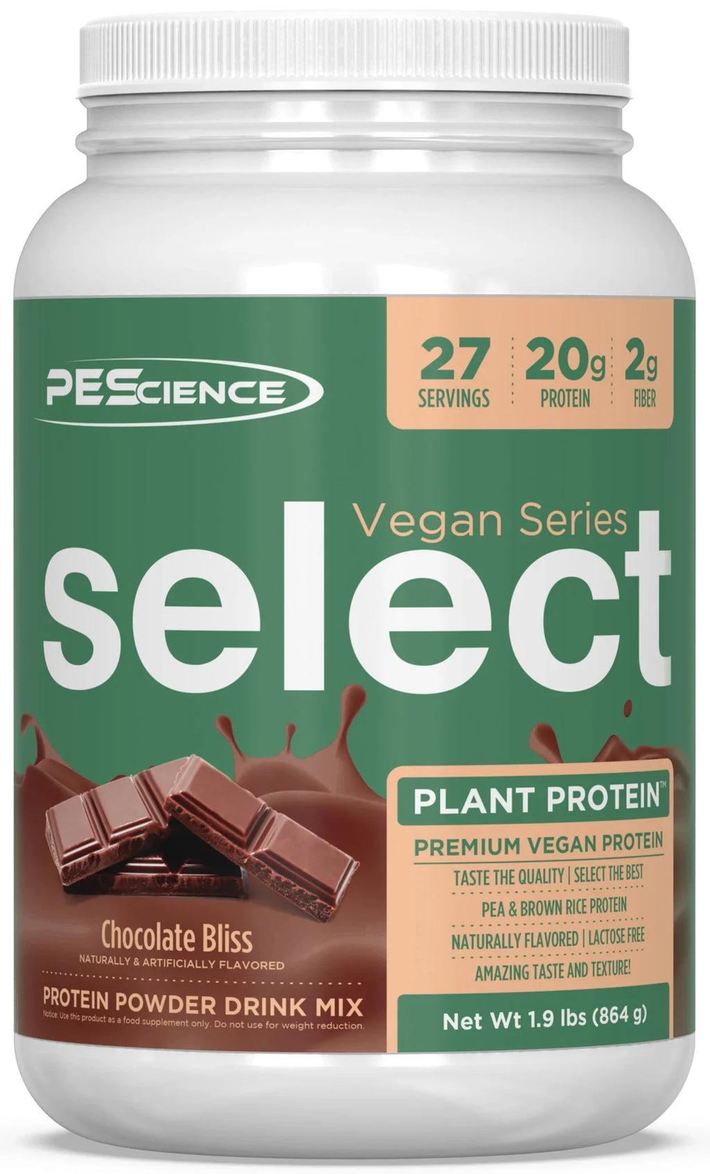 PEScience Select Plant Protein 27 servicios Chocolate Bliss