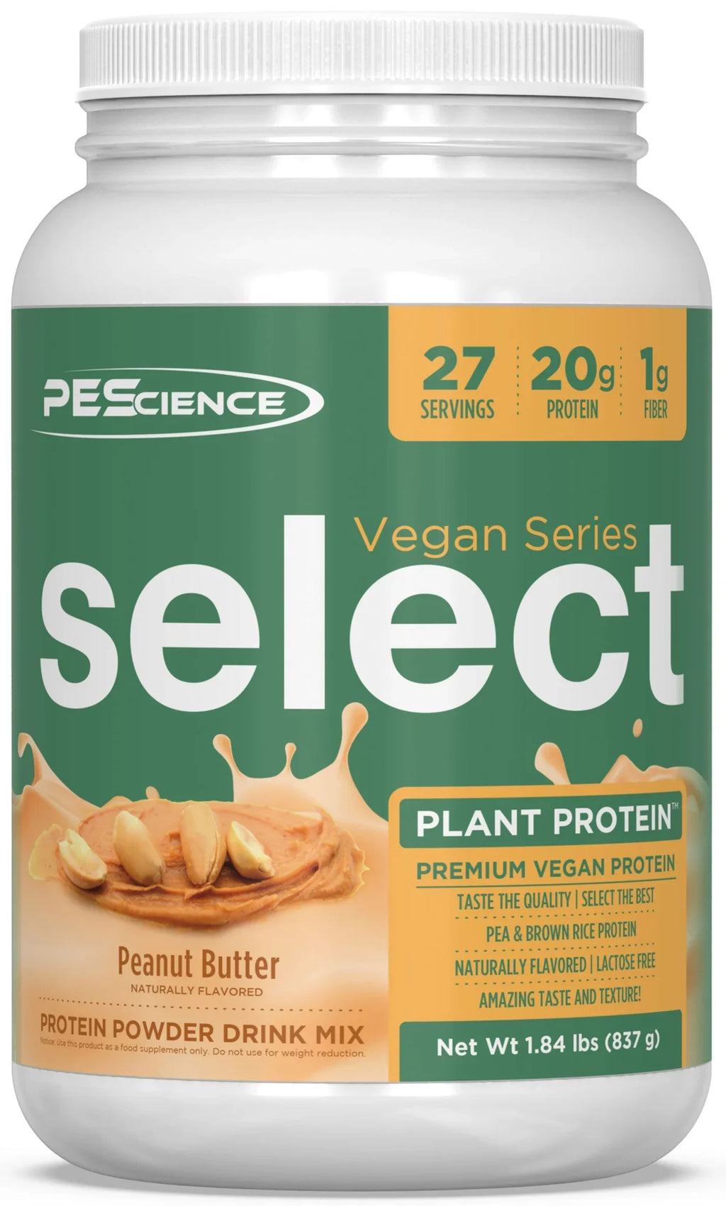 PEScience Select Plant Protein 27 servicios Peanut Butter Delight