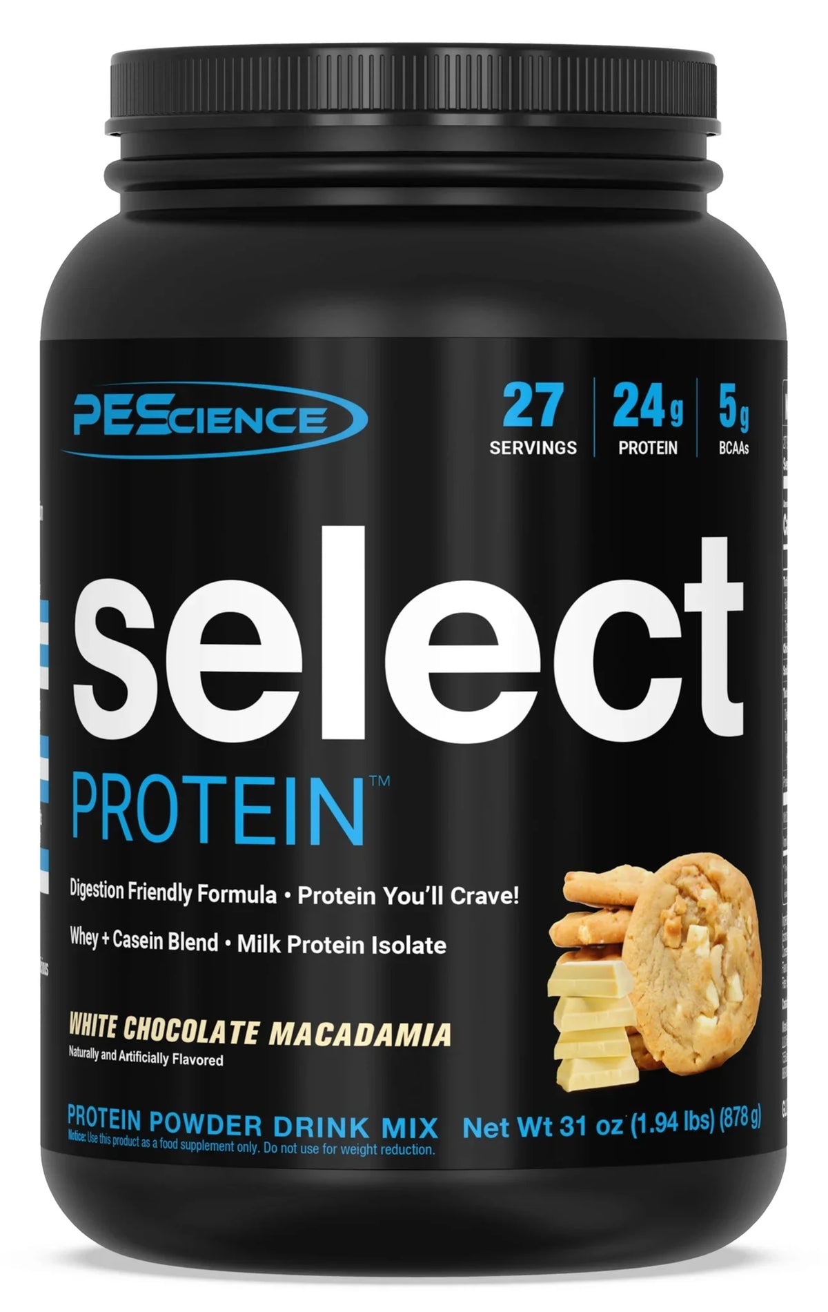 PEScience Select Protein 27 servicios White Chocolate Macadamia