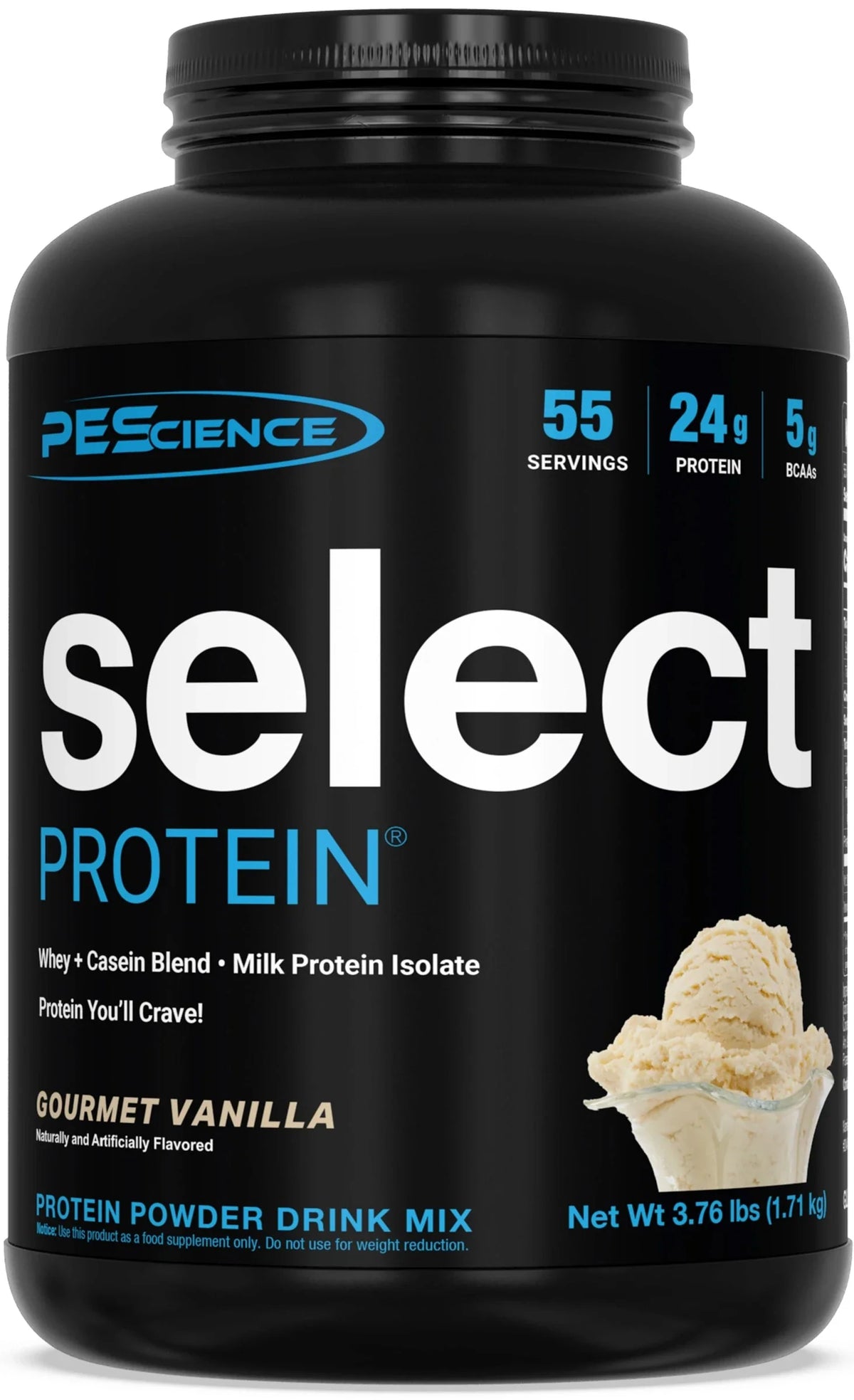 PEScience Select Protein 55 servicios Gourmet Vanilla